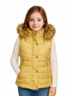 Girls Jacket Quilted Sunshine